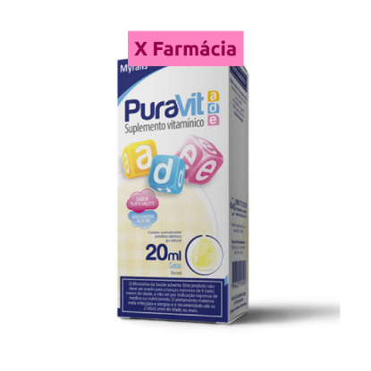 Imagem de Puravit ADE Gotas Tutti Frutti 20mL